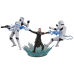 Figurica Star Wars: Sila uničena, Starkiller in Stormtroopers, 15 cm