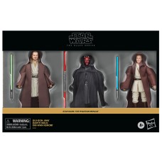 Vojna zvezd Skrita grožnja Qui-Go Jinn Darth Maul Obi-Wan Kenobi paket 3 figur 15 cm