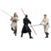 Vojna zvezd Skrita grožnja Qui-Go Jinn Darth Maul Obi-Wan Kenobi paket 3 figur 15 cm