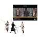 Vojna zvezd Skrita grožnja Qui-Go Jinn Darth Maul Obi-Wan Kenobi paket 3 figur 15 cm