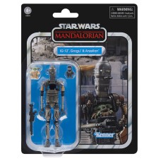 Figurica Groguja in Anzellana iz serije Vojna zvezd Mandalorian IG-12, 9,5 cm