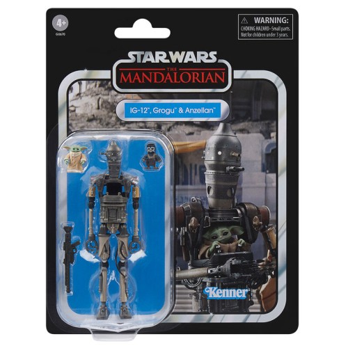 Figurica Groguja in Anzellana iz serije Vojna zvezd Mandalorian IG-12, 9,5 cm Figurica Groguja in Anzellana iz serije Vojna zvezd Mandalorian IG-12, 9,5 cm