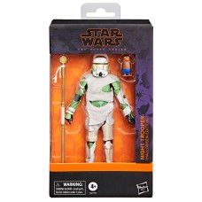 Vrhunska figura Night Trooper iz serije Vojna zvezd Črna, 15 cm