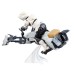 Figurica Vojne zvezd Mandalorian Speeder Bike Scout Trooper in Grogu 9 cm