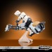Figurica Vojne zvezd Mandalorian Speeder Bike Scout Trooper in Grogu 9 cm