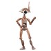 Figurice Vojne zvezd Mandalorian R5-D4 BD-72 in Pit Droids, blister, 15 cm