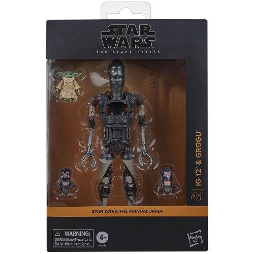 Figure Vojne zvezd Mandalorian IG-12 in Grogu, 15 cm