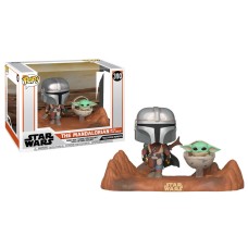 POP figura Vojna zvezd Mandalorian - Otrok in Mandalorian