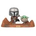 POP figura Vojna zvezd Mandalorian - Otrok in Mandalorian