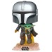 POP figura Vojna zvezd Mandalorian Mando leti z reaktivnim nahrbtnikom