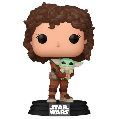 POP figura Vojna zvezd Mandalorian 9 Peli Motto z Grogujem