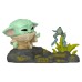 POP figura Deluxe Vojna zvezd Mandalorian Grogu z žabo