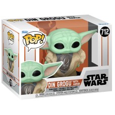 POP figura Vojna zvezd Mandalorian Din Grogu z oklepom