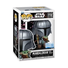 POP figura Star Wars Impressions Mandalorian z Grogujem Ekskluzivno