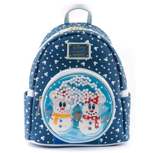 Nahrbtnik Loungefly Disney Snowman Mickey Minny 26 cm Nahrbtnik Loungefly Disney Snowman Mickey Minny 26 cm