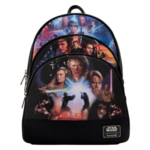 Nahrbtnik Loungefly Star Wars Prequel Trilogy 34 cm