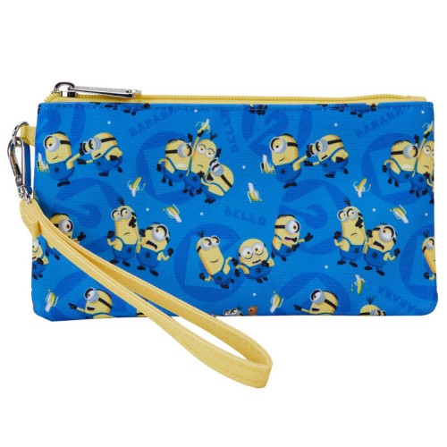 Denarnica Loungefly Despicable Me Minions iz najlona in zadrge Denarnica Loungefly Despicable Me Minions iz najlona in zadrge