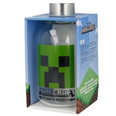 Steklena steklenica Minecraft 620 ml Steklena steklenica Minecraft 620 ml