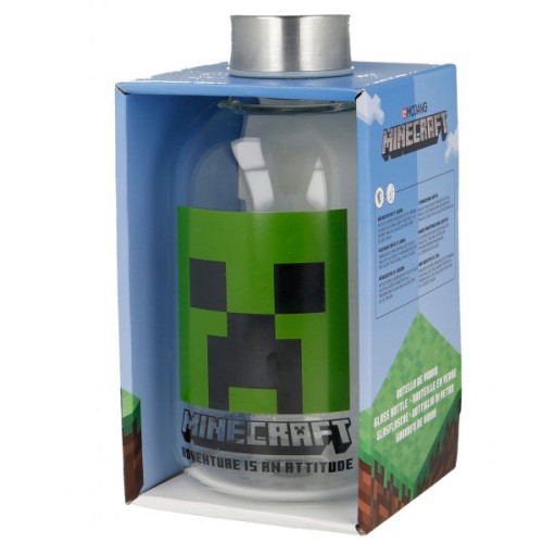 Steklena steklenica Minecraft 620 ml