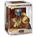 POP figura Vojna zvezd Mandalorian Mando na Banthi z otrokom v torbi