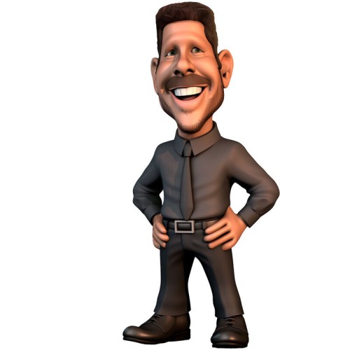Figura Atletico de Madrid Cholo Simeone Minix 7 cm Figura Atletico de Madrid Cholo Simeone Minix 7 cm