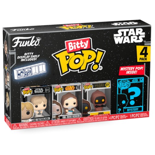 Blister 4 figure Bitty POP Sar Wars Luke