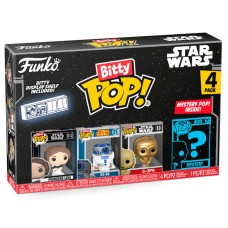Blister 4 figure Bitty POP Sar Wars Leia