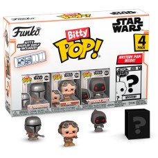 Blister 4 figure Bitty POP Star Wars Mandalorian - Mandalorian