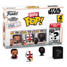 Blister 4 figure Bitty POP Star Wars Mandalorian Moff Gideon
