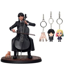 Figura Wednesday Violončelo Wednesday + obesek za ključe Figura Wednesday Violončelo Wednesday + obesek za ključe