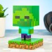 Svetilka z ikonami zombijev Minecraft