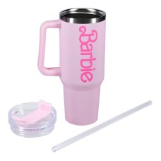 Barbie termo kozarec s slamico 1200 ml