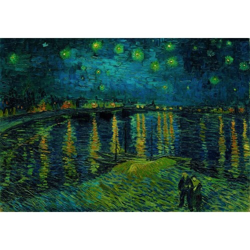 Sestavljanka Muzej Van Gogha Zvezdna noč nad Rono, 1000 kosov Sestavljanka Muzej Van Gogha Zvezdna noč nad Rono, 1000 kosov