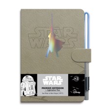 Zvezek Star Wars Luke Skywalker A5 premium + pisalo s svetlobnim mečem