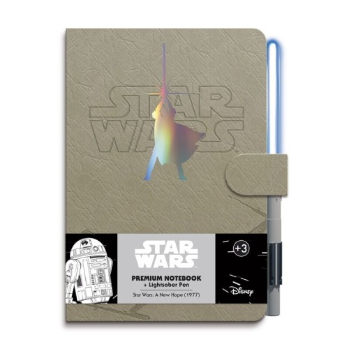 Zvezek Star Wars Luke Skywalker A5 premium + pisalo s svetlobnim mečem Zvezek Star Wars Luke Skywalker A5 premium + pisalo s svetlobnim mečem