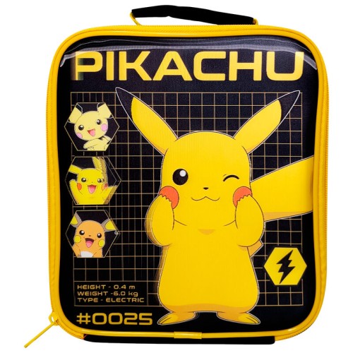 Termalna torba za malico Pokemon Pikachu z lečasto obliko Termalna torba za malico Pokemon Pikachu z lečasto obliko