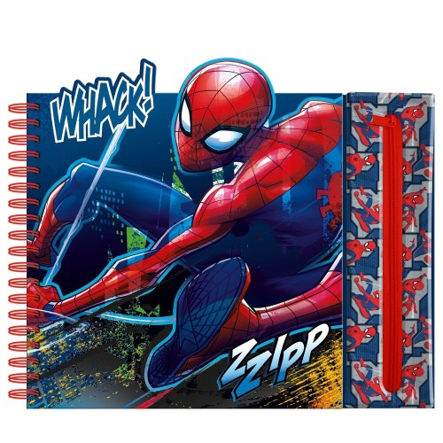 Zvezek za aktivnosti Marvel Spiderman z odstranljivim etuijem Zvezek za aktivnosti Marvel Spiderman z odstranljivim etuijem