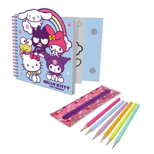 Zvezek za aktivnosti Hello Kitty in prijatelji + odstranljiv etui Zvezek za aktivnosti Hello Kitty in prijatelji + odstranljiv etui