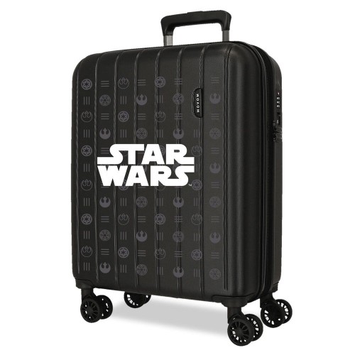 Črn kovček na kolesih iz ABS plastike Star Wars, 55 cm Črn kovček na kolesih iz ABS plastike Star Wars, 55 cm