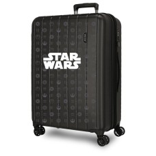 Črn kovček na kolesih iz ABS plastike Star Wars, 65 cm