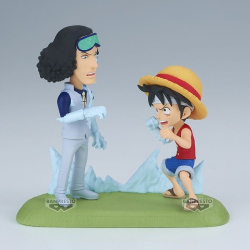 Zbirateljska figura One Piece World Log Stories Monkey D. Luffy proti Kuzan 9 cm Zbirateljska figura One Piece World Log Stories Monkey D. Luffy proti Kuzan 9 cm