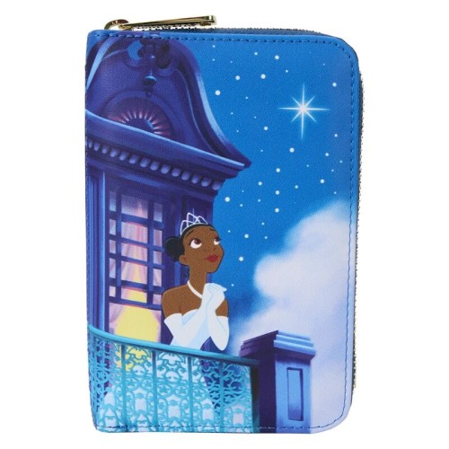 Denarnica Loungefly Disney Princesa in žabec za 15. obletnico Denarnica Loungefly Disney Princesa in žabec za 15. obletnico