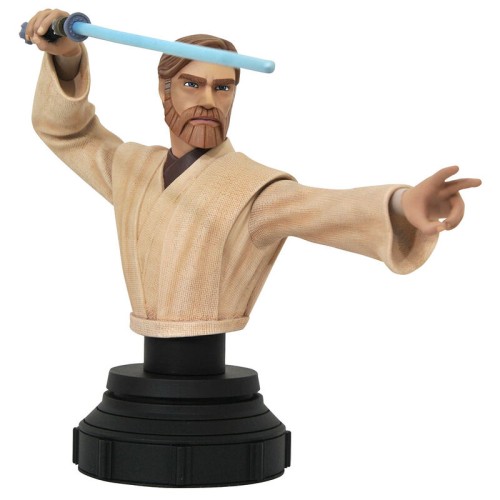 Doprsni kip Obi-Wana iz Vojne klonov iz Vojne zvezd, 15 cm Doprsni kip Obi-Wana iz Vojne klonov iz Vojne zvezd, 15 cm