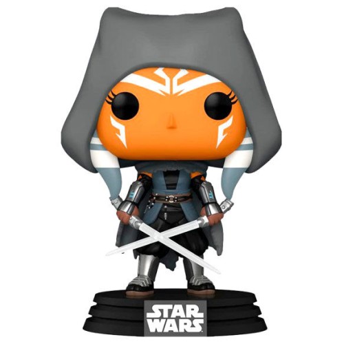 POP figura Vojna zvezd Mandalorianka Ahsoka s kapuco Ekskluzivno POP figura Vojna zvezd Mandalorianka Ahsoka s kapuco Ekskluzivno