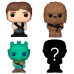 Blister 4 figure Bitty POP Sar Wars Han Solo