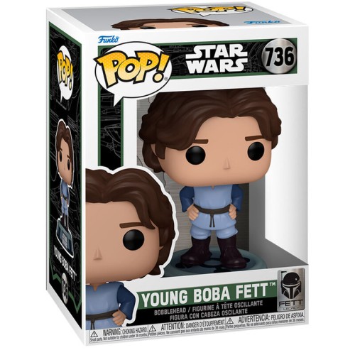 POP figura Vojna zvezd Mladi Boba Fett POP figura Vojna zvezd Mladi Boba Fett