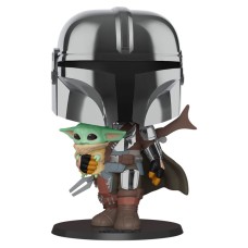 POP figura Vojna zvezd Mandalorian z Yodo Child 25 cm