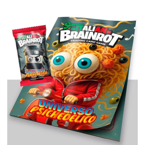 Italijanski album Skifidol Italian Brainrot Universo Psichedelico + paket 7 zbirateljskih kart Italijanski album Skifidol Italian Brainrot Universo Psichedelico + paket 7 zbirateljskih kart