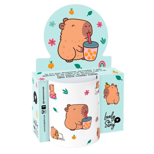 Capybara Bubble Tea skodelica 330 ml