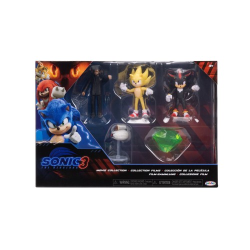Sonic 3 val 1 paket 5 figuric 6 cm Sonic 3 val 1 paket 5 figuric 6 cm